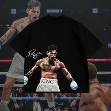 Ryan Garcia Heavy Cotton Shirt Boxing Tshirt WrestleMania Fan Apparel Menswear