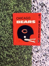 1978 Fleer Football Chicago Bears Team Action Helmet Logo Sticker EX Low Ship