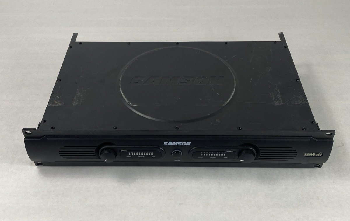 Samson Servo 600 Stereo Power Amplifier - Parts or Repair | eBay
