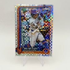 2025 Topps Chrome Update Series Luisangel Acuna #USC53 X-Fractor (RC)