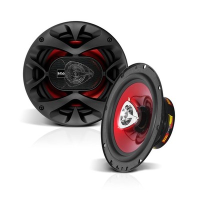 BOSS Audio Systems CH6520 6.5 Inch Car Speakers - inch, 2-way, Red, Black