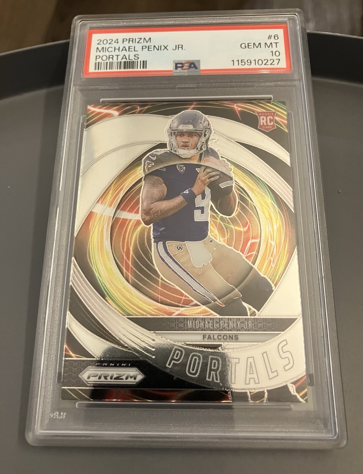 Michael Penix Panini Prizm Portals #6 Base