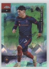 2021 Topps Chrome MLS Sapphire Edition Aqua 28/99 Ignacio Aliseda #142 5b1