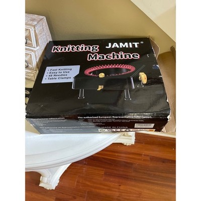 JAMIT 48 Needles Knitting Machine Circular Loom for Hats Scarves Manual Crank