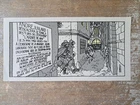 Rare invitation sérigraphiée dédicace Juillard à La marque jaune en 1986 TBE