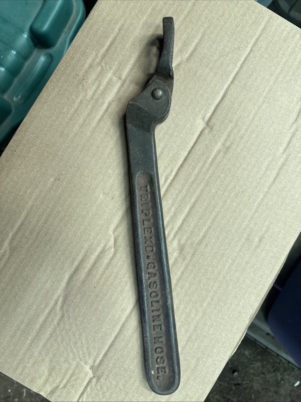 Vintage Triplexd Gasoline Hose Pump Tool - Metal Hose & Tubing Co -  Brooklyn NY