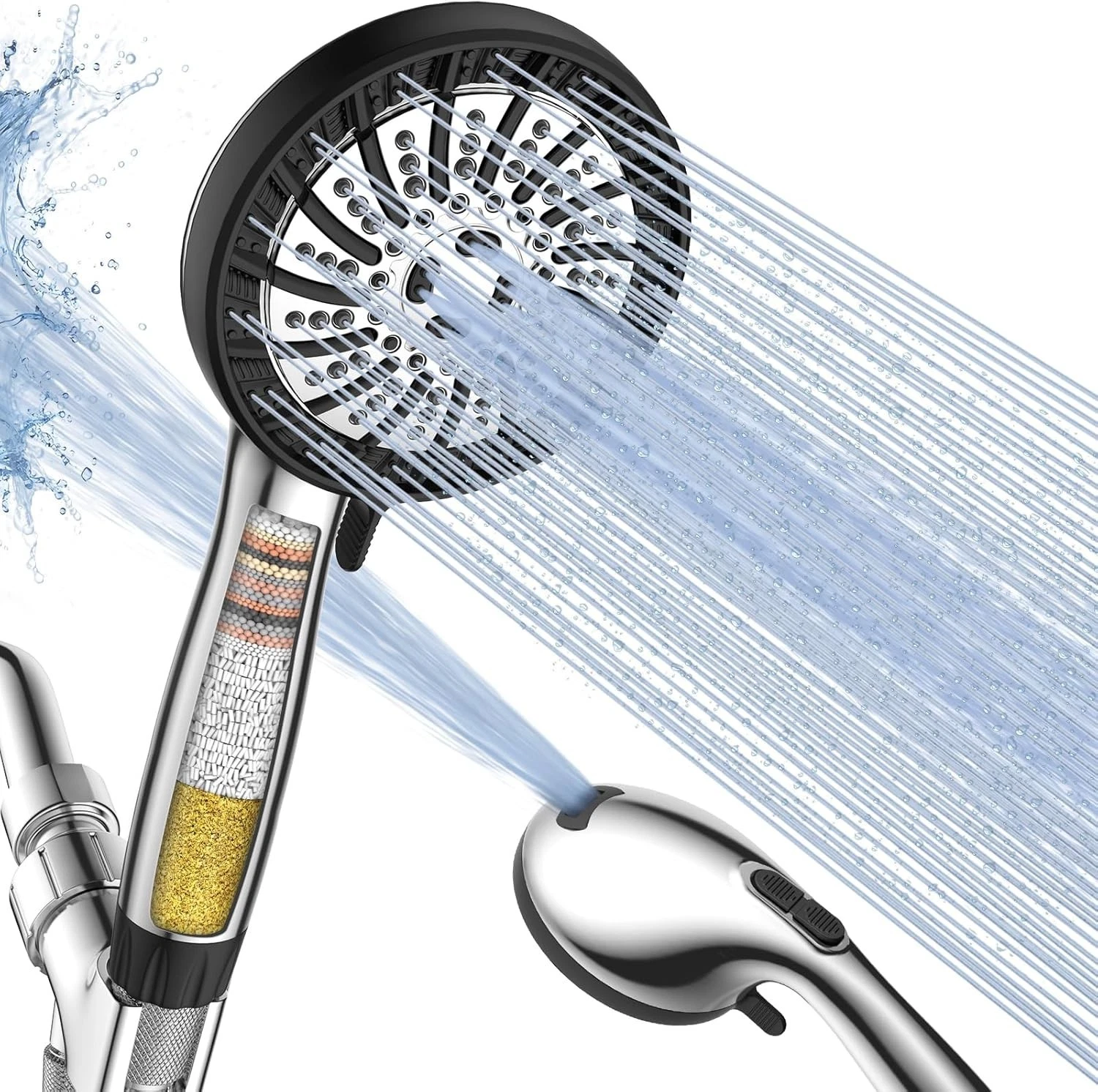 HammerHead Showers® Solid Metal Handheld Shower Head 2.5 GPM, Brushed Nickel
Opens in a new window o