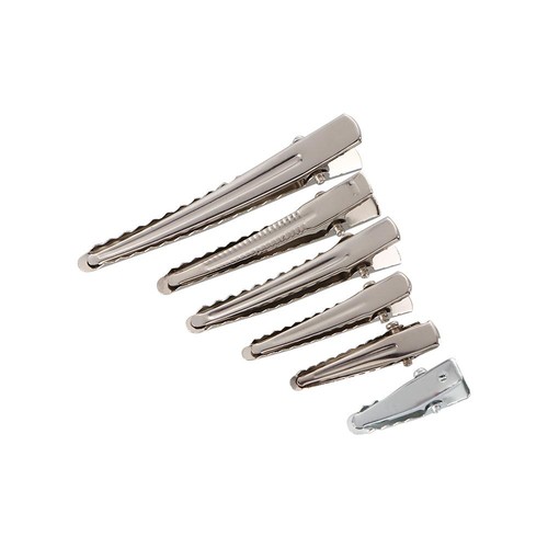 Prong Fashion Silver Alligator Hairpin Styling Tools Hair Clips Hairdressing - Picture 6 of 18