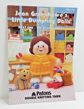 Jean Greenhowe's Little Dumpling Dolls Pattern Book Double Knit DIY Vintage 1995