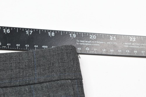 Paul Stuart WESTGATE Suit Mens 43L Dark Gray Blue Wool Two-Button Classic - Picture 21 of 23