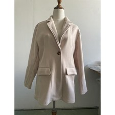 Women's Solid Color Short Wool Blend For Blazer Jacket for Casual Suit Styling