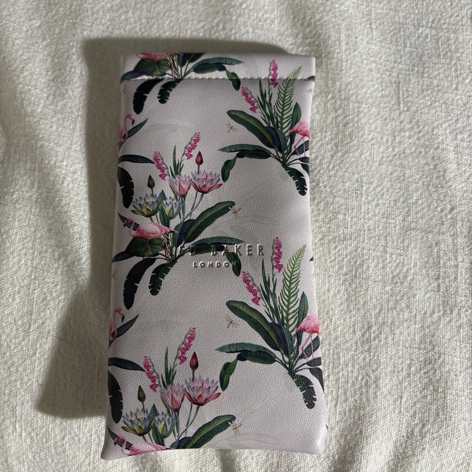 TED BAKER SUNGLASSES EYEGLASSES POUCH WITH CLEANING CLOTH NWOT - Image 2 of 4