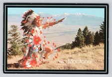 Postcard - Indian Prayer, Pascal Chario, Flathead Indian, Montana