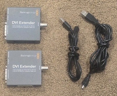 BLACKMAGIC DESIGN DVI EXTENDER (Lot of 2)