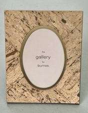 Vintage Burnes Cork Picture Frame Holds 5 x 7...