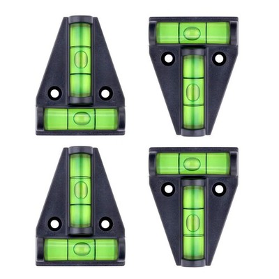 4PCS RV T Level Bubble Levels Cross Check Bubble Two ways Multipurpose Spirit...