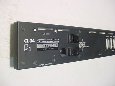 LUXMAN CL-34 TUBE PREAMPLIFIER I/O BACK PANEL