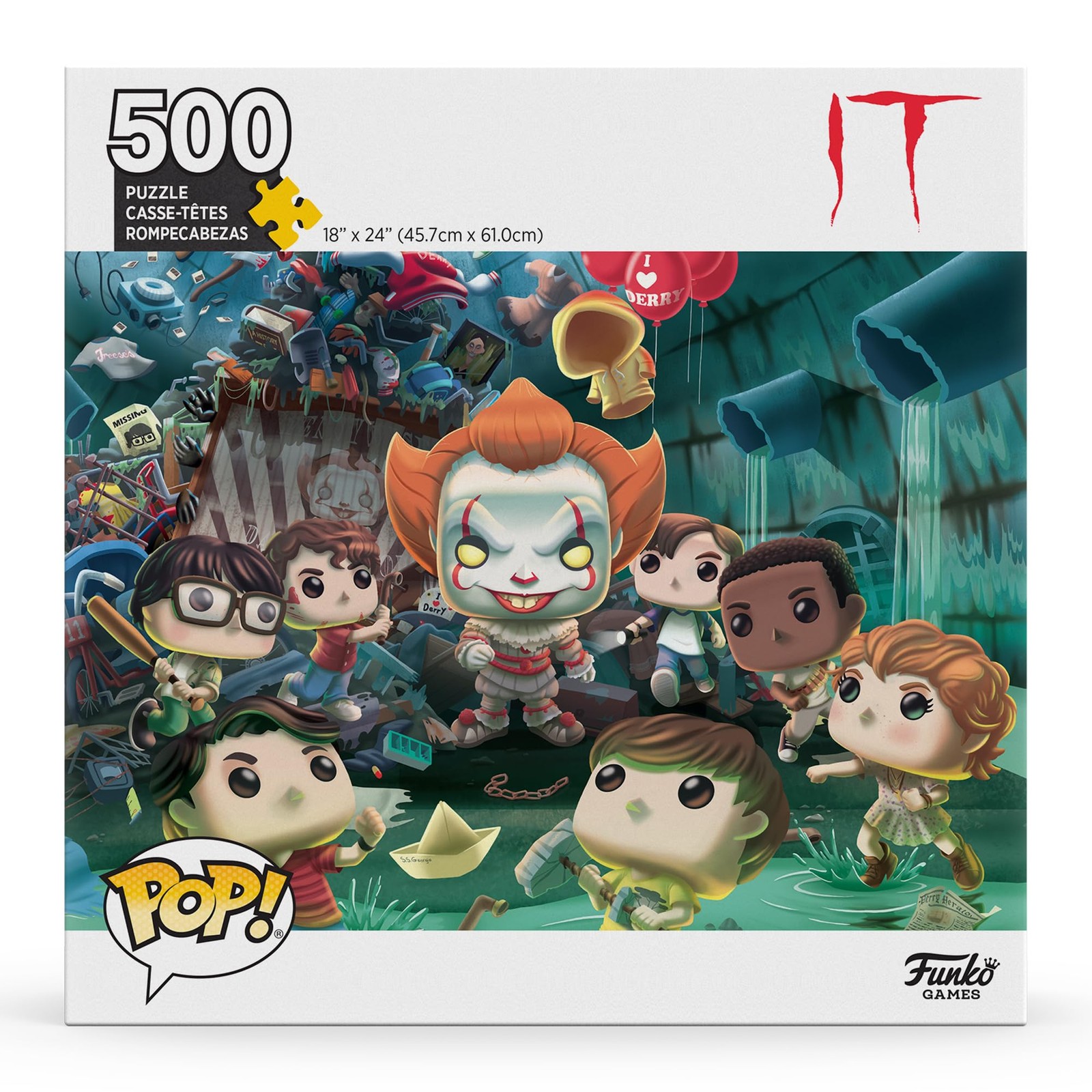 Funko Pop Multicolor Jigsaw Puzzle Featuring Iconic Characte