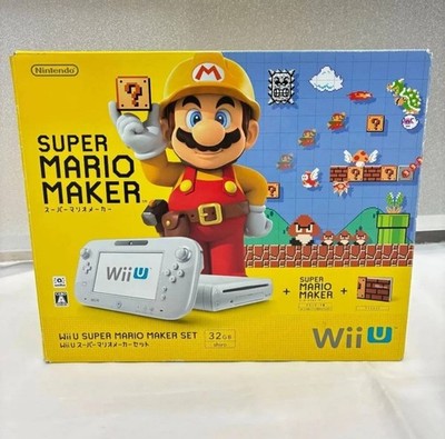 Nintendo Wii U Super Mario Maker Set 32GB From Japan 4902370530391
