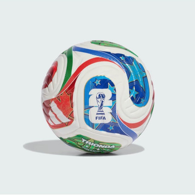 ADIDAS ORIGINAL FIFA WORLD CUP 26 TRIONDA MINI BALL WHITE SIZE 1. MINI BALON