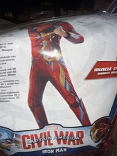 MARVEL AVENGERS IRON MAN SIZE M 8-10 HALLOWEEN COSTUME NWT