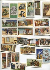 1938 OGDEN'S AIR RAID PRECAUTIONS 25 DIFFERENT TOBACCO CARD LOT