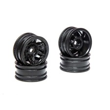 Axial 124 Axial Rockstar Frontrear 1.0 7mm Crawler Wheels 4 Black Rc Tire