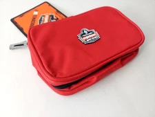Ergodyne Arsenal 5876 Clamshell Organizer Zippered Pouches, Small, red