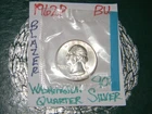 1962-P Uncirculated Silver {BU} Washington Quarter, Philadelphia Mint-BLAZER!!