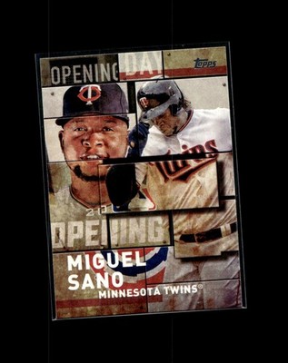 2018 Topps #OD-4 Miguel Sano MLB Opening Day Blue
