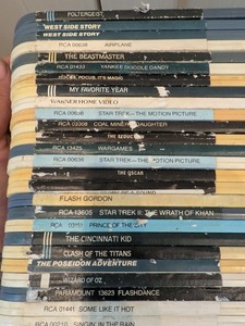 CED Movie Lot (131 movies, including Star Wars, Godfather 1 $ 2, Rocky 1-4, etc)