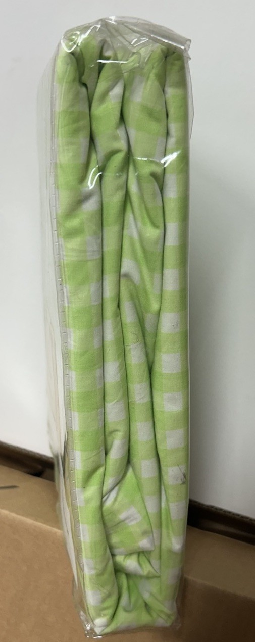 The Company Store Reversible Gingham Twin Comforter Cover Leaf Green