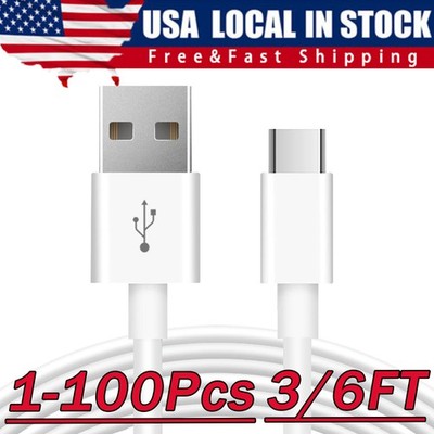IPhone17 16 15 Pro Max USB-A Cable Fast Charger Type C Charging Data Cord Lot