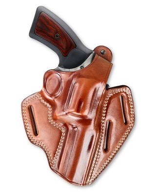 Pancake Holster w/ Thumb Break Fits, Ruger Security Six 357 Mag 6-Shot 4'' #1648#