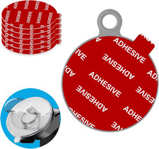 PKYAA Dashboard Pad Mounting Disk Sticky Adhesive Replacement Kit, 6Pcs 3.15" 80