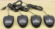 Lot of 4 Logitech Optical USB Mouse M100
