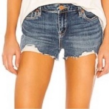 blank NYC The Astor Cut Off Short Raw Hem 2.5" inseam Size 28 stretch