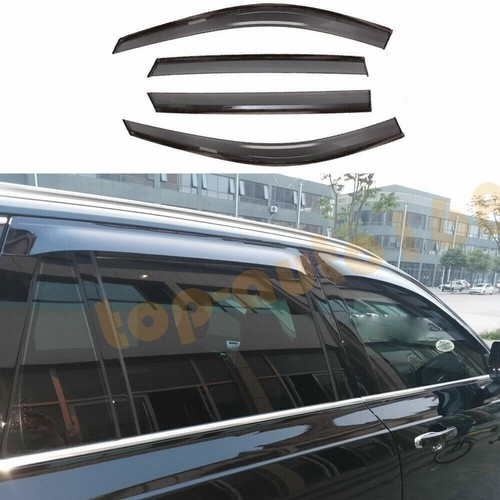 For Volvo XC90 2015-2024 Smoke Window Wind Visors Sun Rain Guard Vent Deflectors - Picture 1 of 8