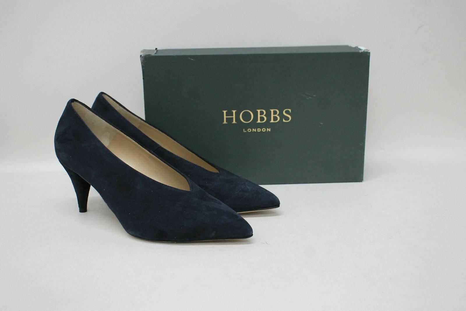 blue suede court shoes