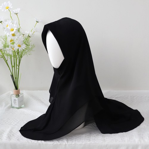 One Piece Amira Women Hijab Prayer Scarf Muslim Turban Khimar Headscarf Stoles - Picture 93 of 96