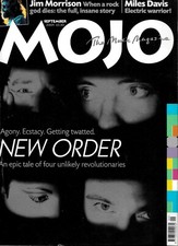 MOJO MAGAZINE SEPTEMBER 2001 - NEW ORDER - JOE STRUMMER - AC/DC - RADIOHEAD