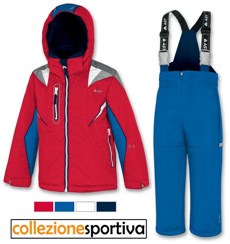 TUTA DA NEVE COMPLETO SCI BAMBINO/BAMBINA ASTROLABIO AST-YH9H-TYS  col.rosso/azzu | eBay