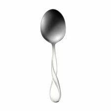 Oneida Aquarius Casserole Spoon - Glossy Handle Quality 18/10 Stainless Flatware