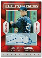 Cameron Varga 2014 Elite Extra Edition Prospects Autograph #40 /399 Tampa Rays