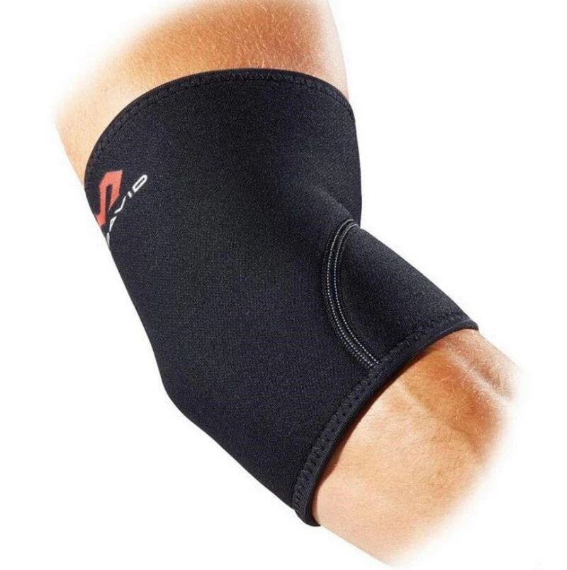 MC DAVID McDavid Ellenbogenbandage Ellbogen Bandage Stütze Elenbogenschutz Gr: M schwarz