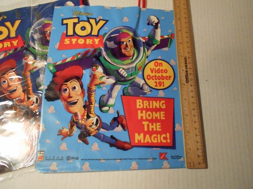 Disney Pixar Toy Story Buzz Woody Video Promo Bolsa K-Mart Puzzle Nuevo - Imagen 2 de 12
