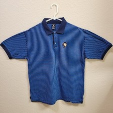 Large Vintage Warner Bros Studio Store Taz Tazmanian Devil Polo Shirt