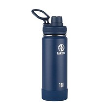 Takeya Actives 18 oz Vacuum Insulated Stainless Steel Water Bottle with Spout...