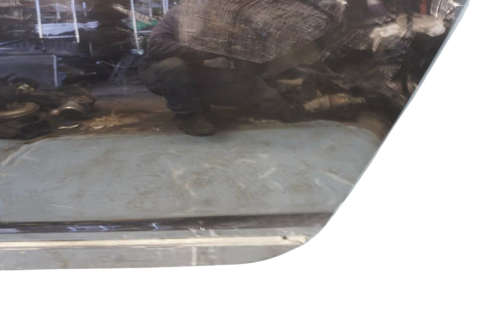06-12 Bentley Continental Rear Left Driver Side Door Shell Panel Black OEM