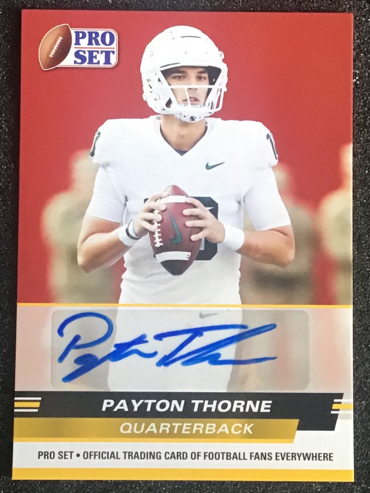 2022 Pro Set Football AUTOGRAPH #PSA-PT1 PAYTON THORNE QB MINT view 3
